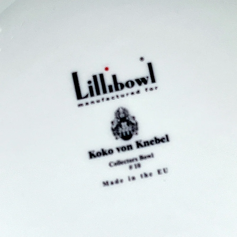 Koko Von Knebel Limited Edition Porcelain Dog Bowl